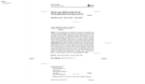 Separate waste collection in Italy: the role of socio-cultural factors and targets set by law